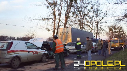 Wypadek 4 samochodów